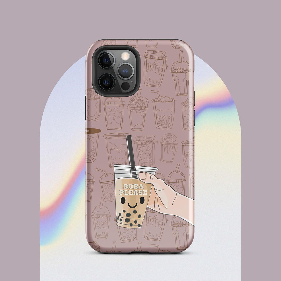 Thumbnail: Boba Please Tough Phone Case for iPhone®