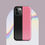 Thumbnail: Minimalist Black & Pink Tough Phone Case for iPhone®