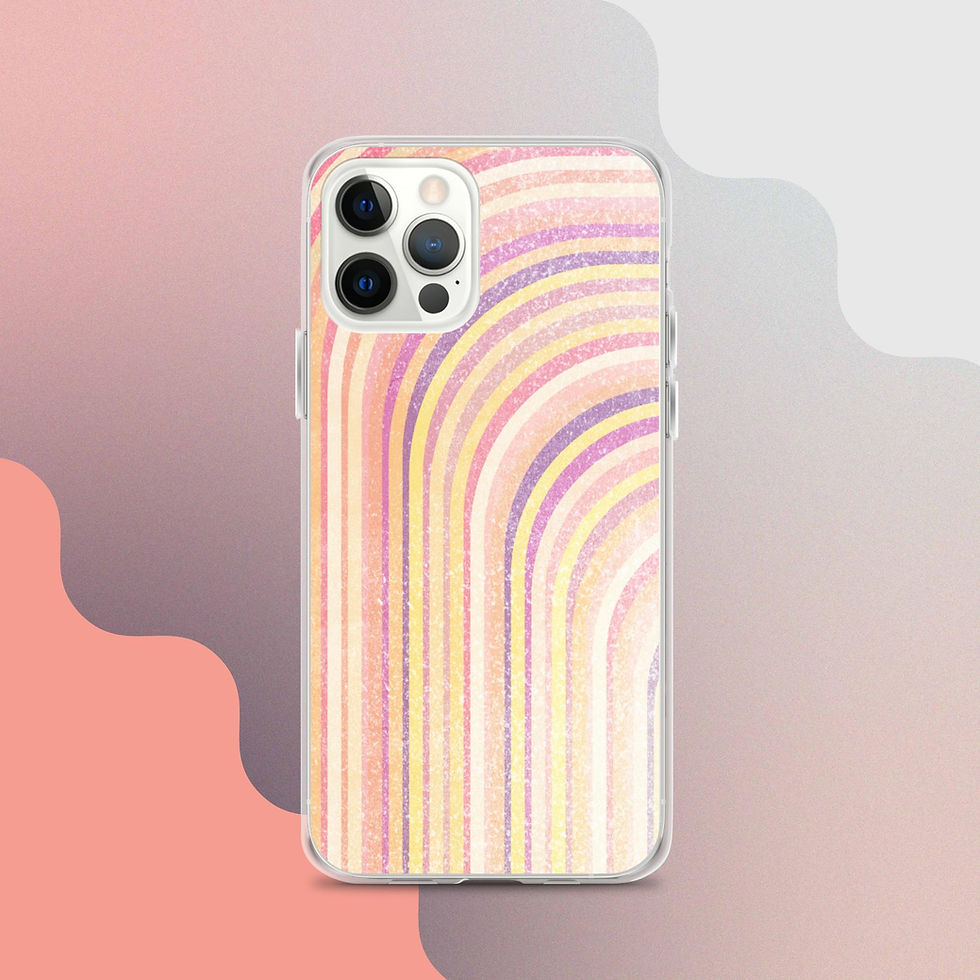 Thumbnail: Retro Clear Phone Case for iPhone®
