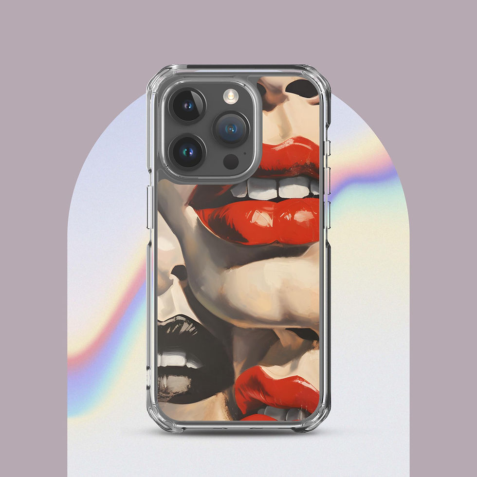 Thumbnail: Kiss me! Clear Phone Case for iPhone®