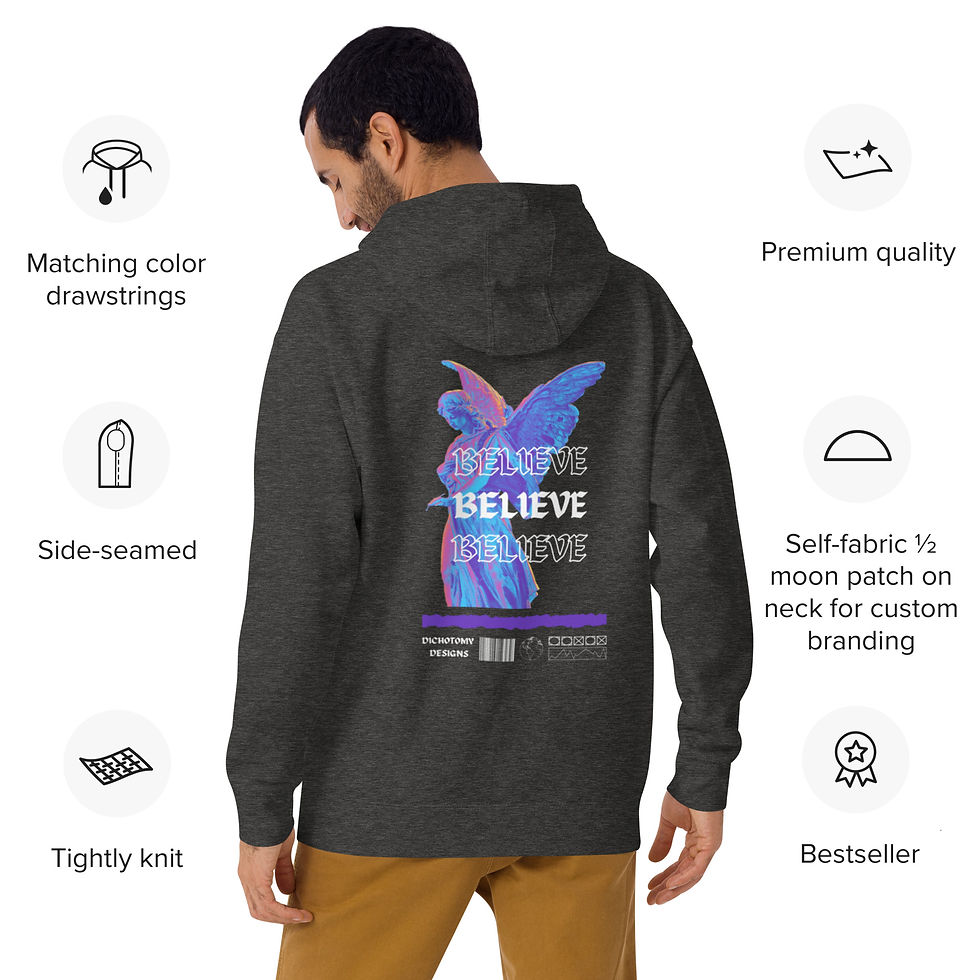 Thumbnail: "BELIEVE" Unisex Hoodie