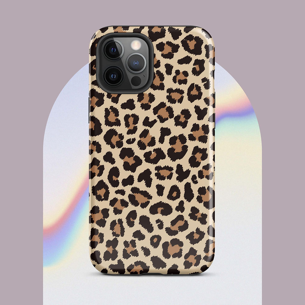 Thumbnail: Leopard Print Tough Phone Case for iPhone®