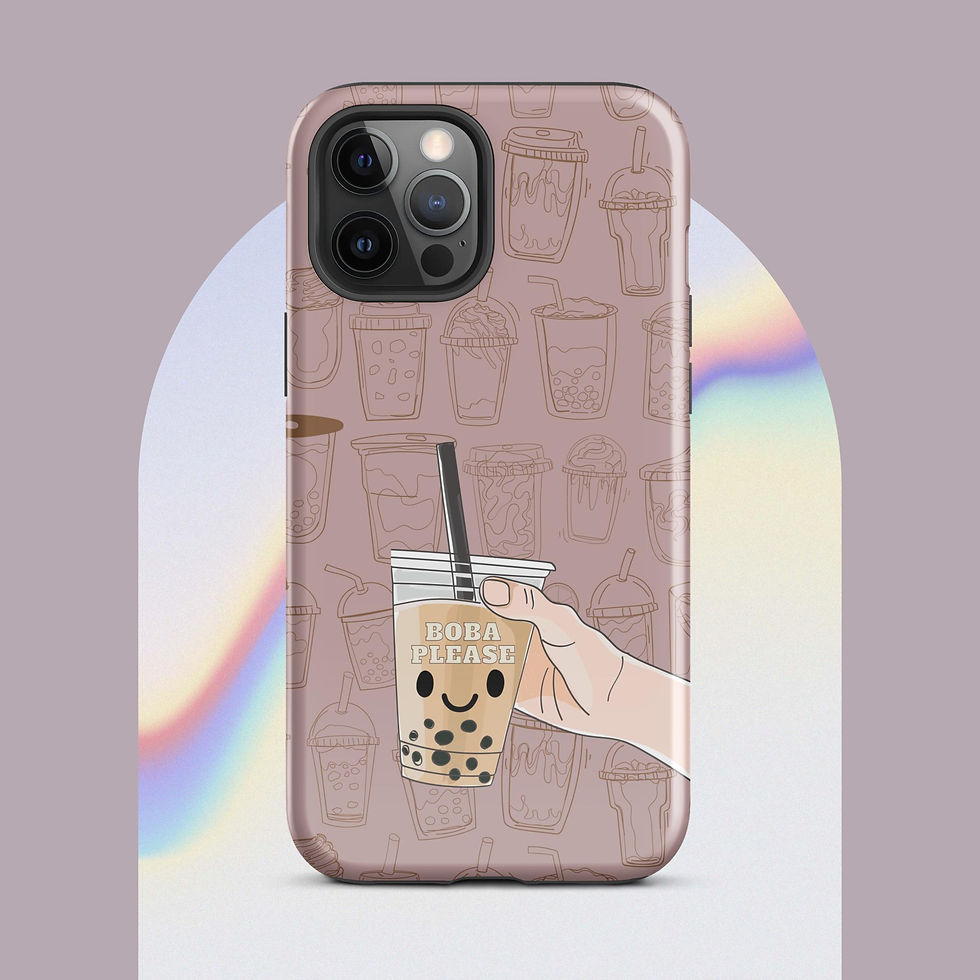 Thumbnail: Boba Please Tough Phone Case for iPhone®