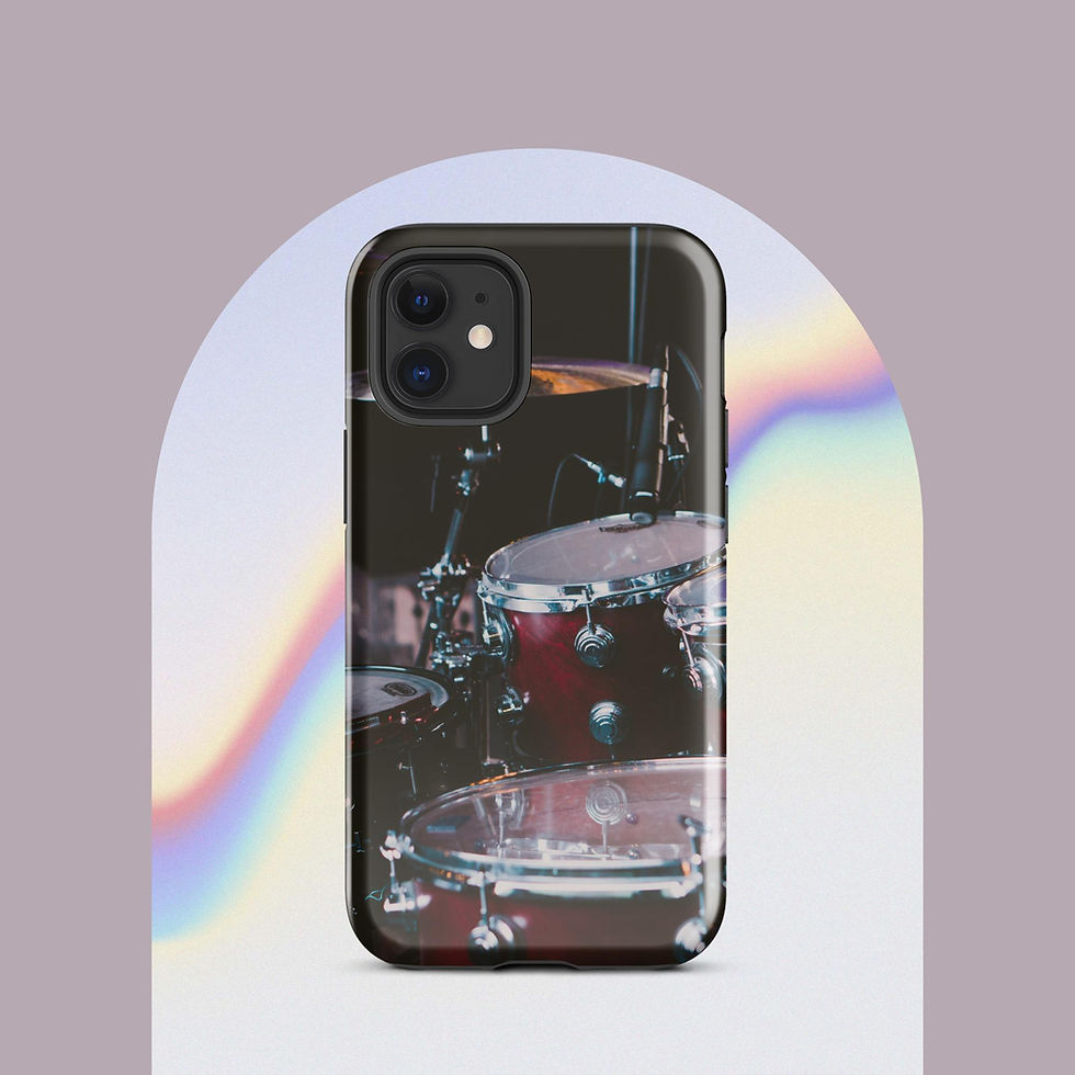 Thumbnail: Drums Tough Phone Case for iPhone®