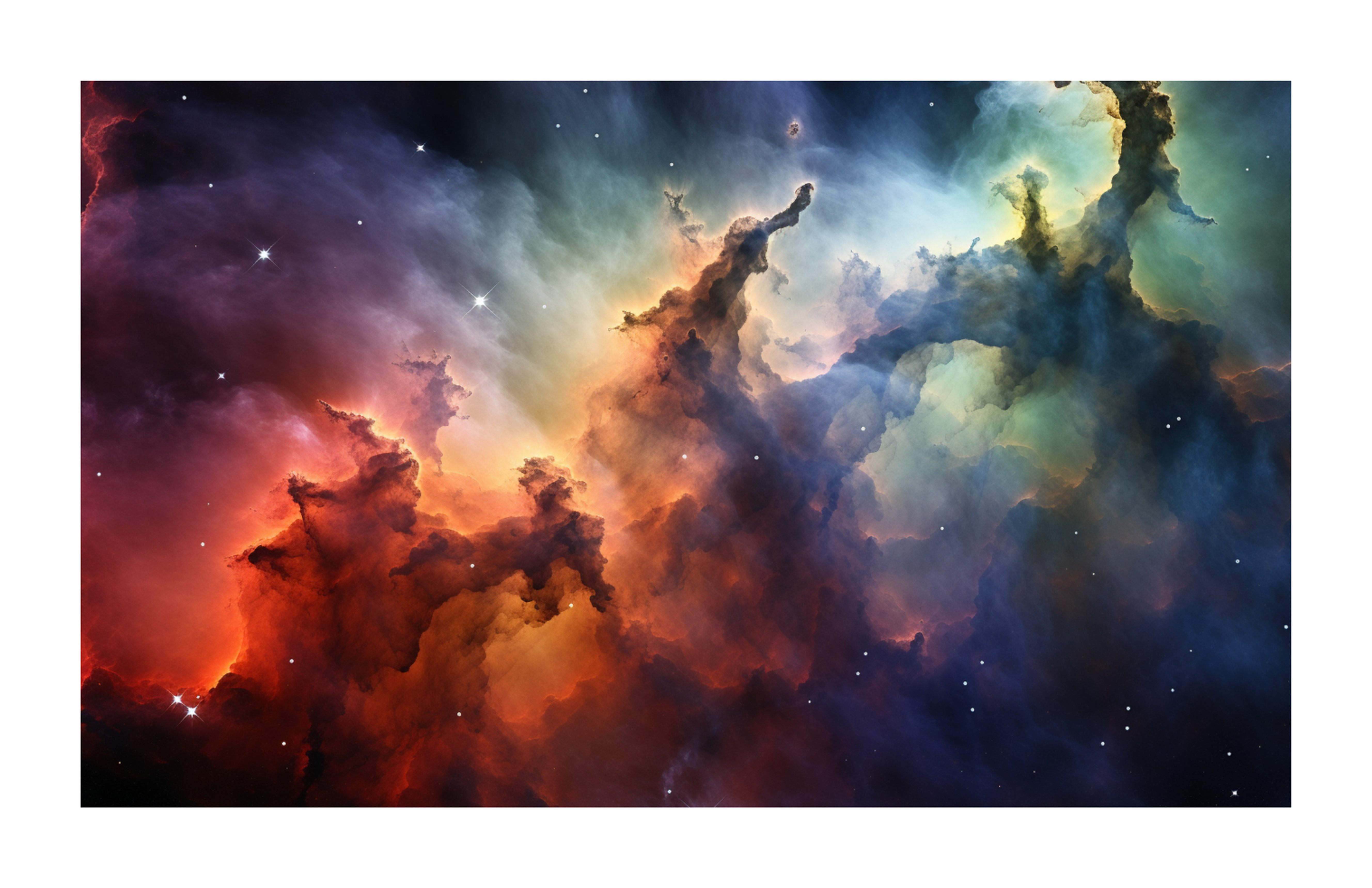 Stardust Sonata Framed Art Print