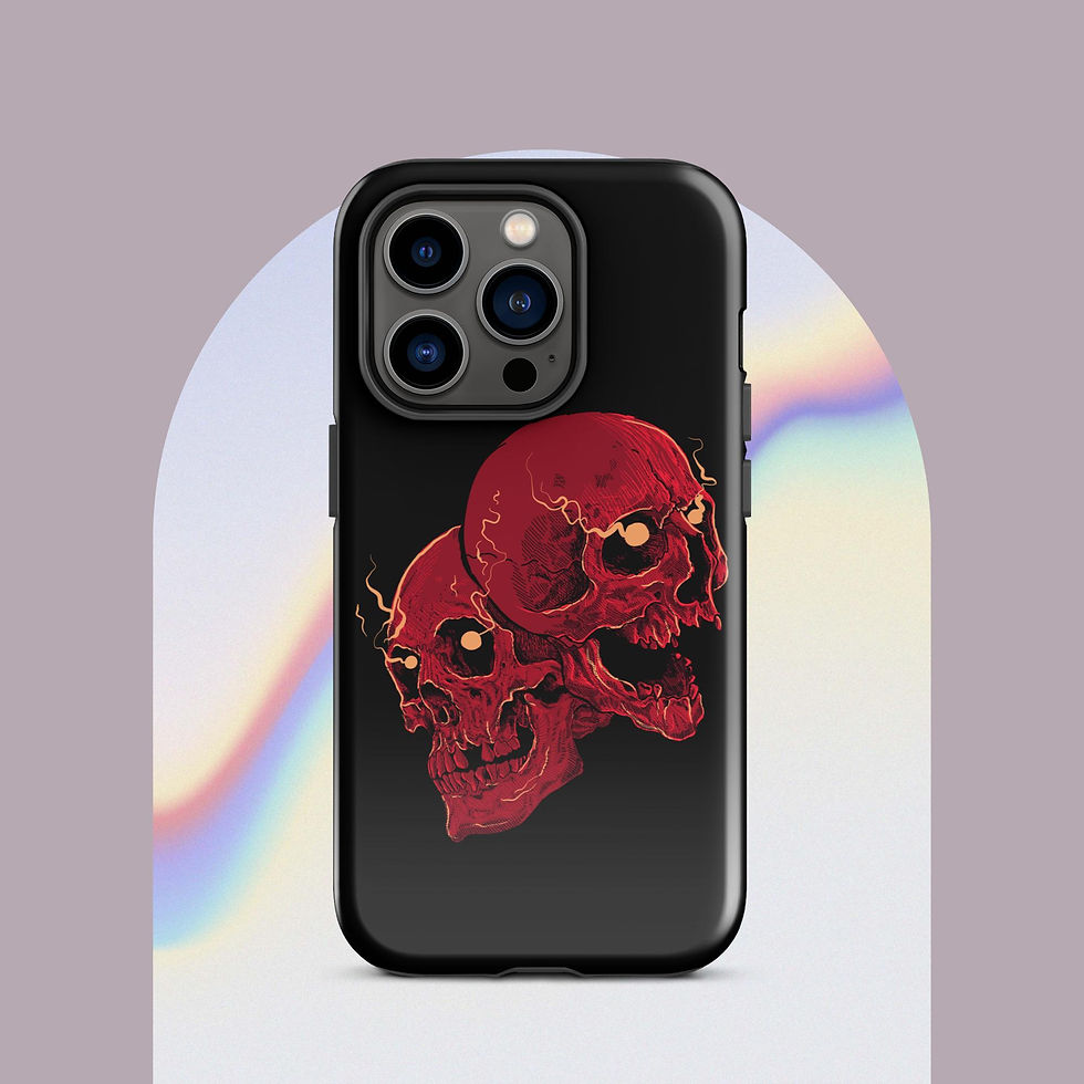 Thumbnail: Laughing Skulls Tough Phone Case for iPhone®