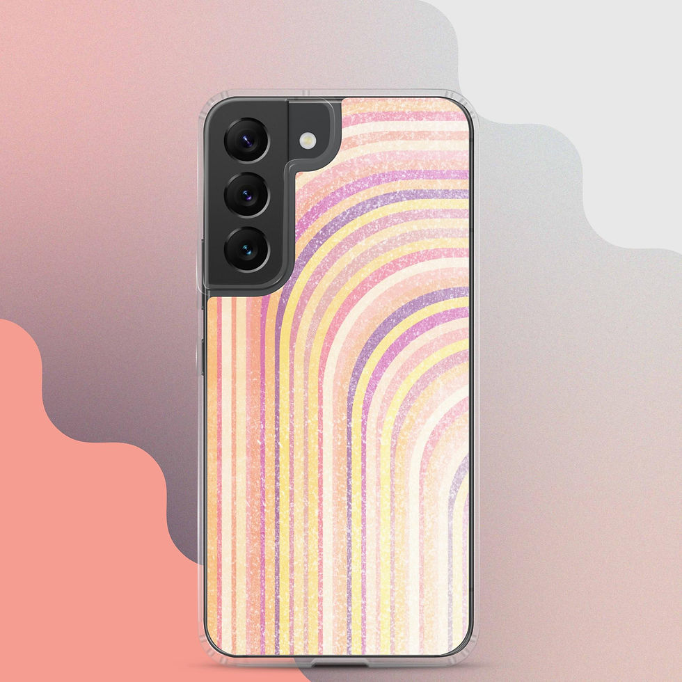 Thumbnail: Retro Clear Phone Case for Samsung®