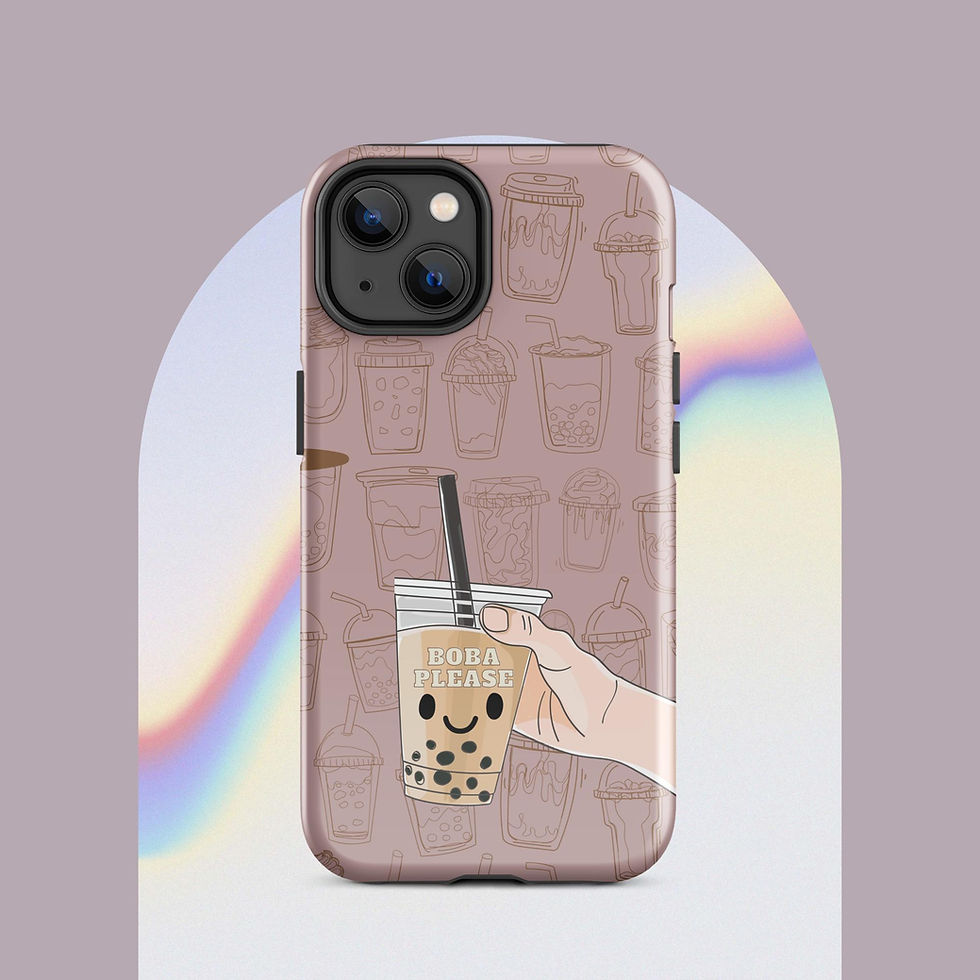 Thumbnail: Boba Please Tough Phone Case for iPhone®