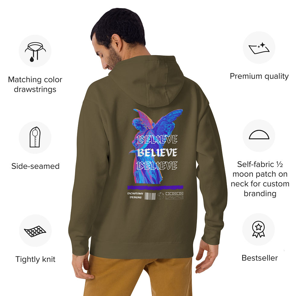 Thumbnail: "BELIEVE" Unisex Hoodie