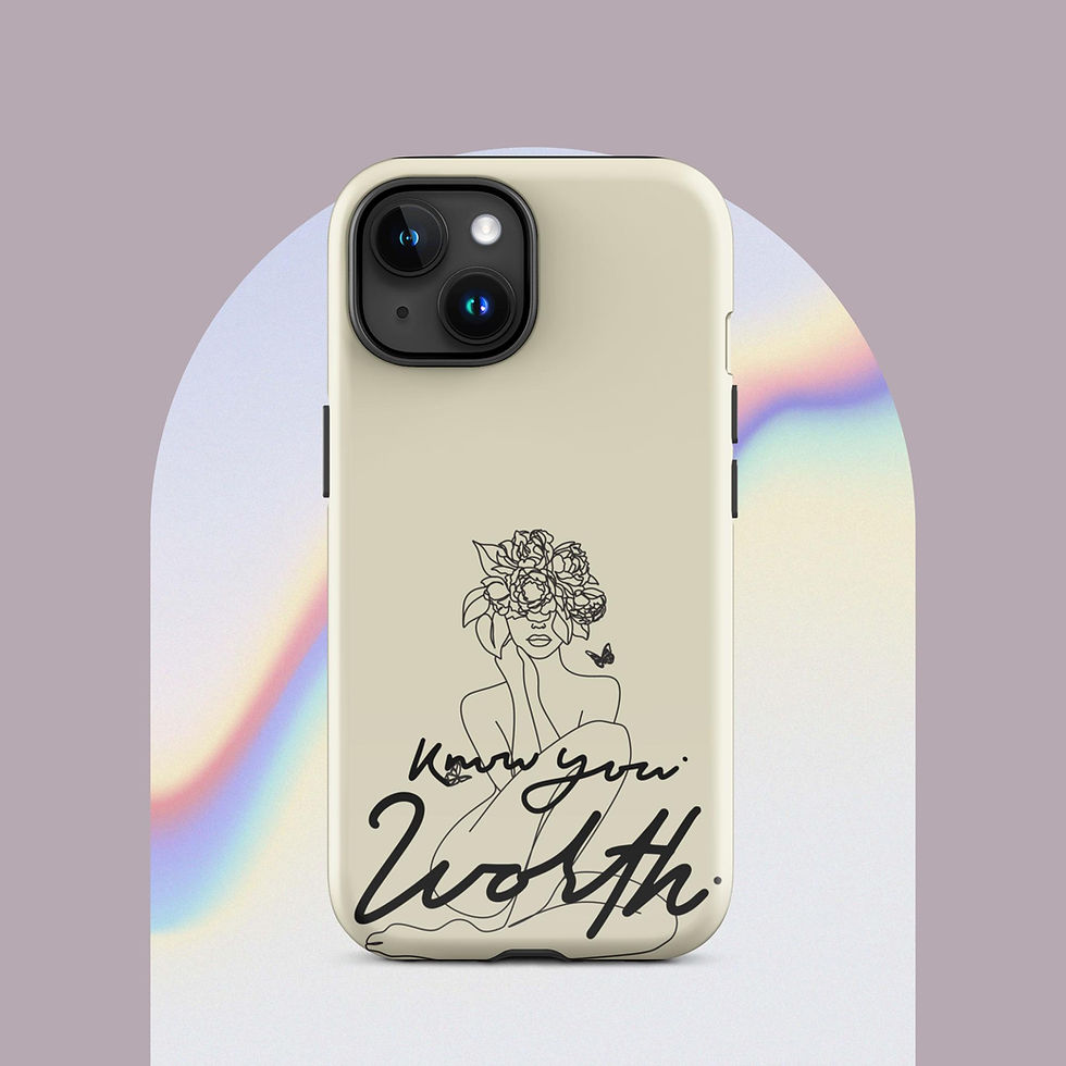 Thumbnail: Know Your Worth Tough Phone Case for iPhone®