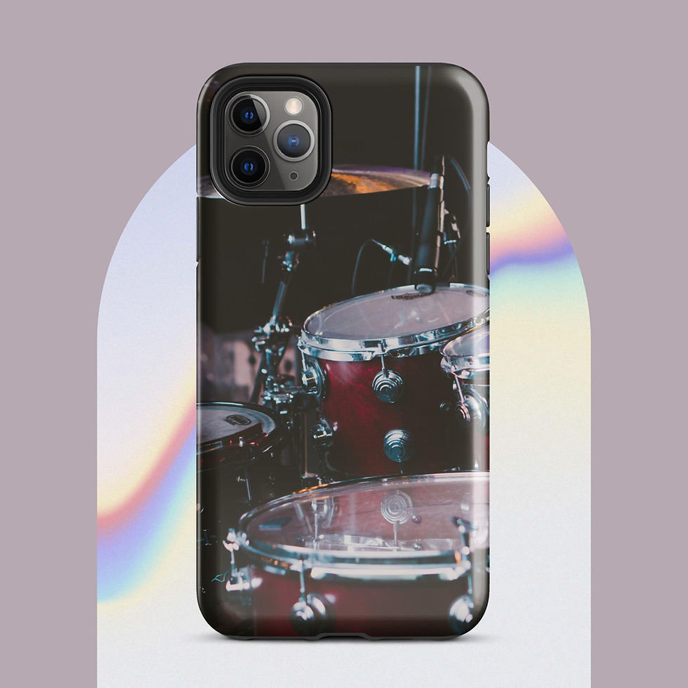 Thumbnail: Drums Tough Phone Case for iPhone®