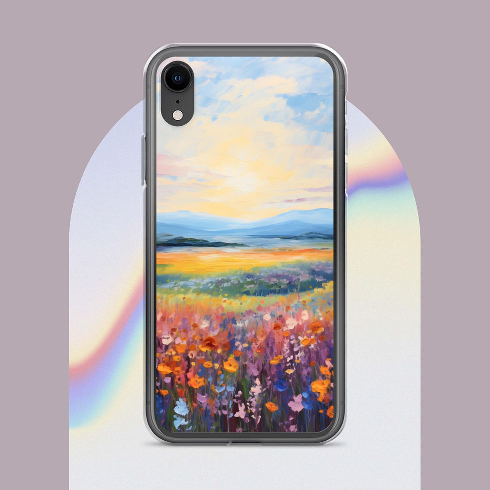 Thumbnail: Fields of radiance Clear Phone Case for iPhone®