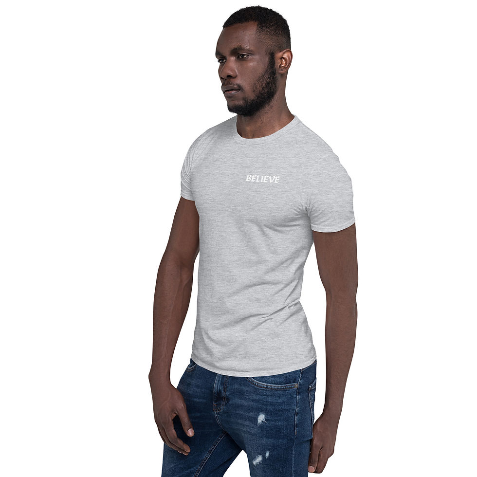 Thumbnail: "BELIEVE" BLACK / NAVY / DARK HEATHER / SPORT GREY - unisex