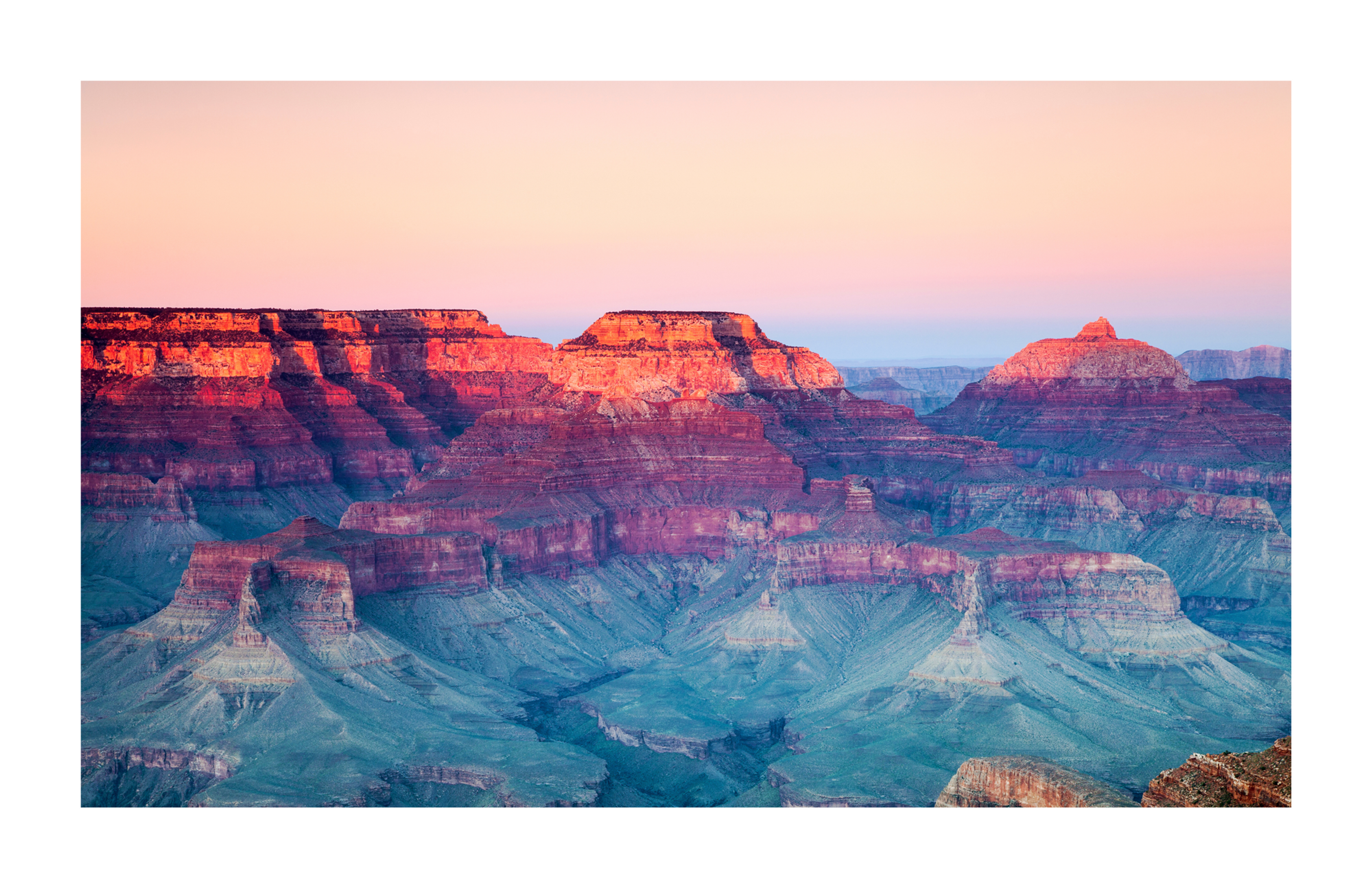 "The mountain lying down" (Grand Canyon) art print