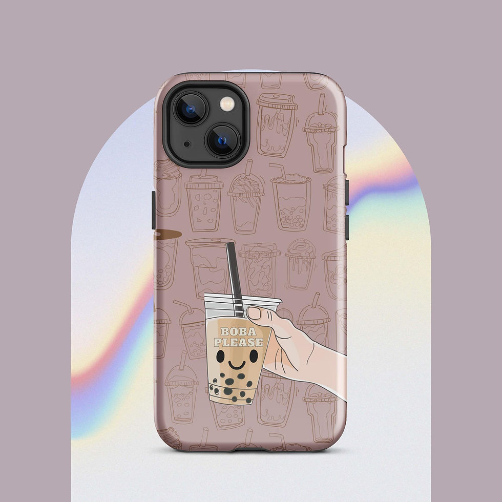 Thumbnail: Boba Please Tough Phone Case for iPhone®