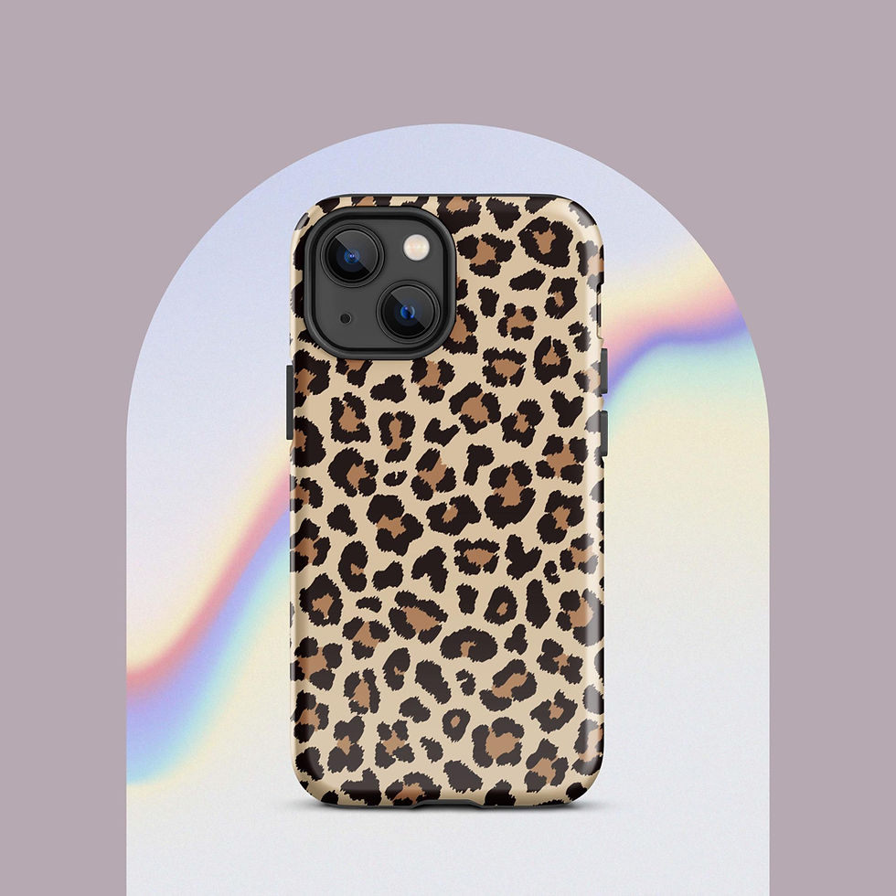 Thumbnail: Leopard Print Tough Phone Case for iPhone®