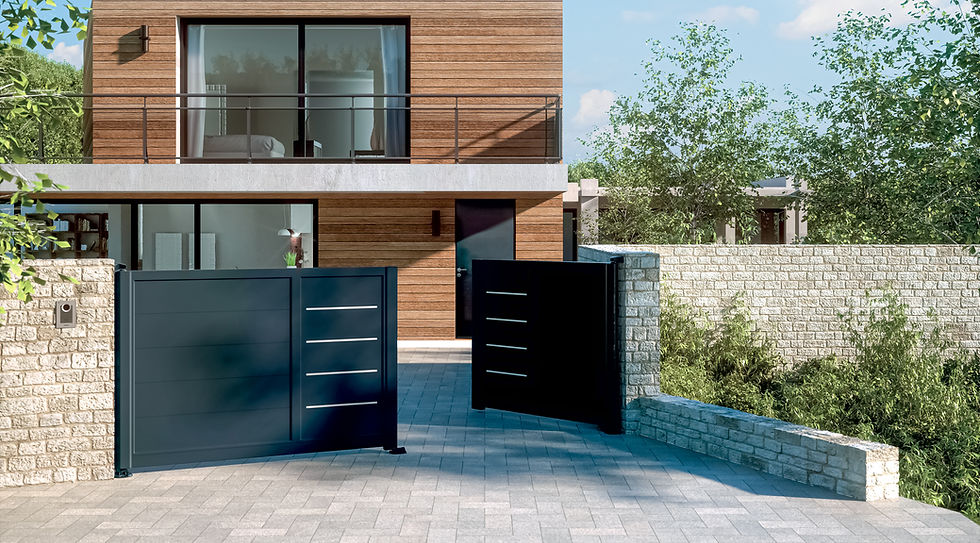 COTIM 11 - M1 LARGE BOARDS SWING GATES - BLACK