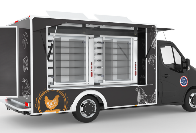 Camion Rôtisserie service extérieur