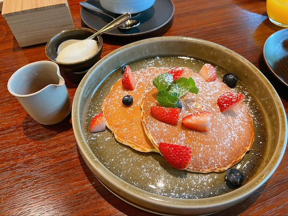 パークハイアット京都 KYOTO BISTROのパンケーキ