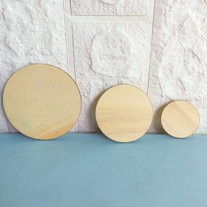 Wooden Squares Unfinished Blank Board