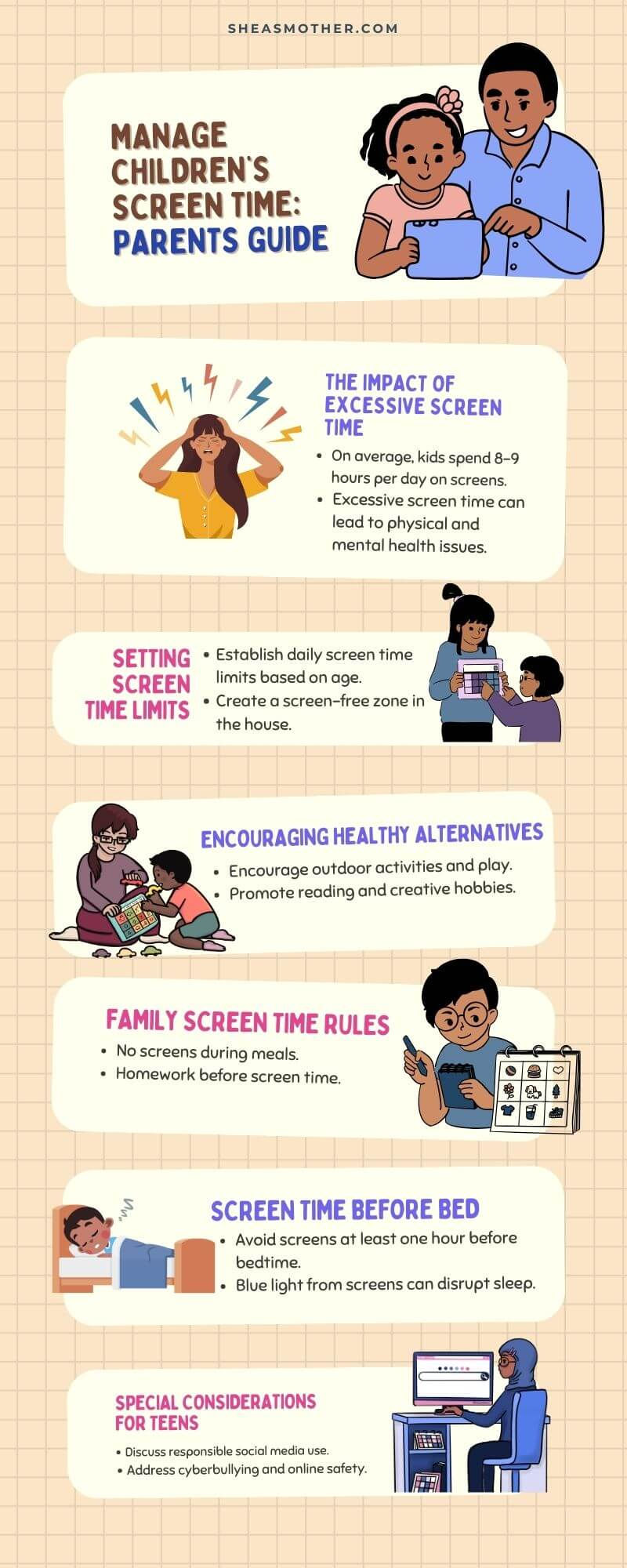 Manage Children Screen Time Parents Guide