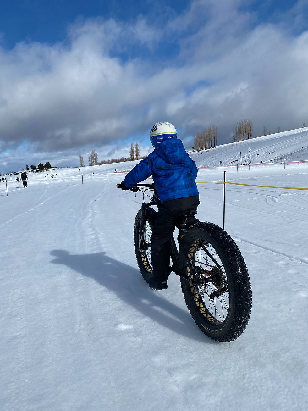 今年も国営越後丘陵公園で雪上マウンテンバイク体験やります!