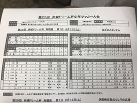 【8/12・13 赤城ドリーム杯】