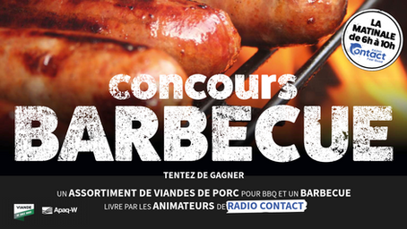 Concours APAQ-W : Gagnez un assortiment de viande de porc et un barbecue. 