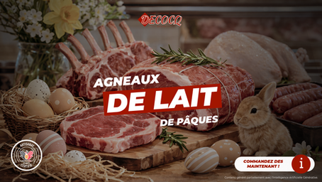 Nos agneaux de lait pour Pâques !