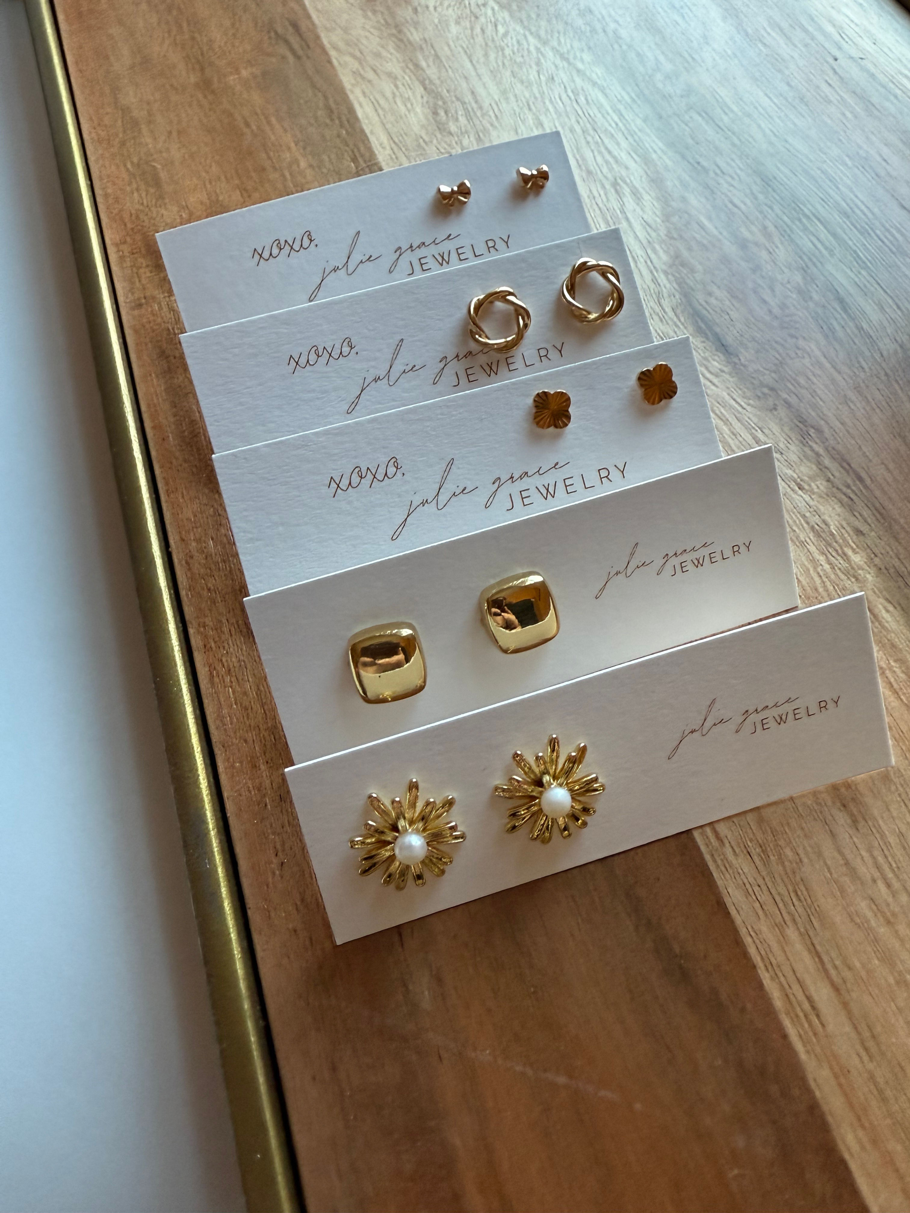 Gold Studs - Various Styles