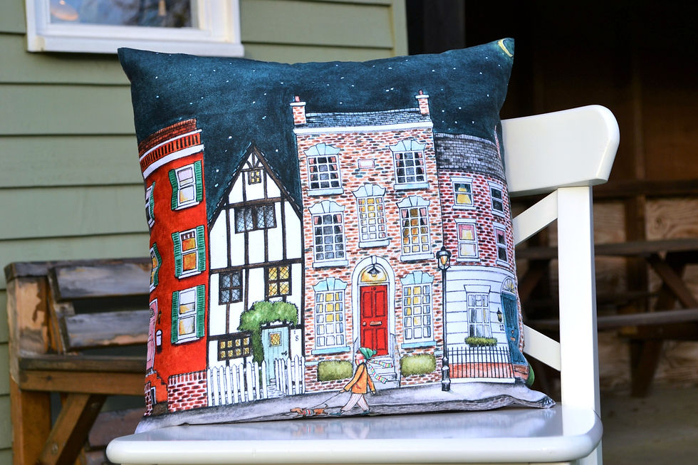 Thumbnail: Twilight Walkies Cushion