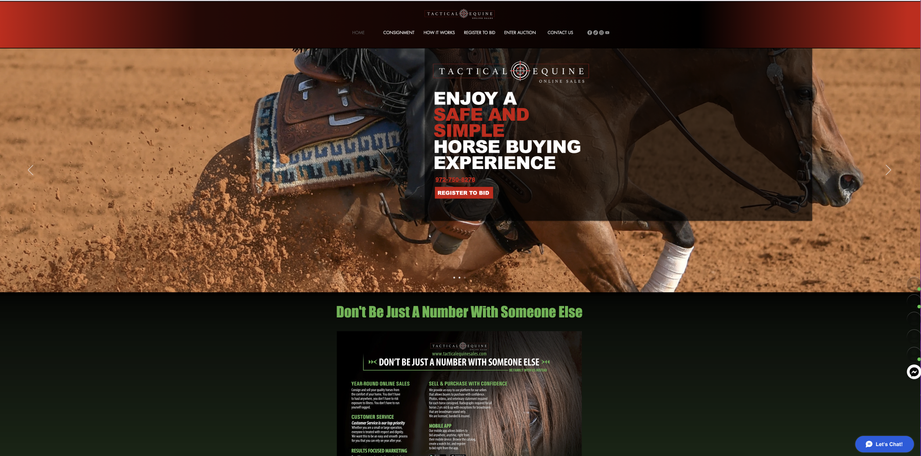 Tactical Equine Website