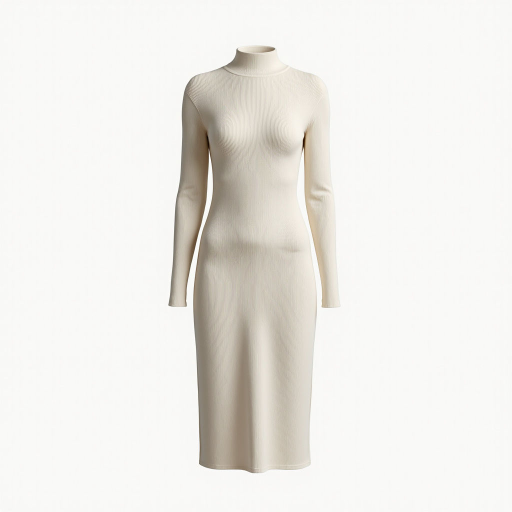 Ribbed Knit Dress