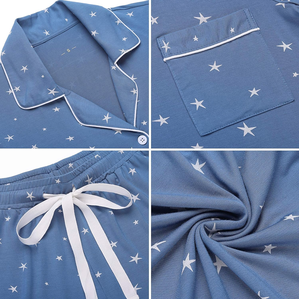 Thumbnail: Women's short sleeve pajama set