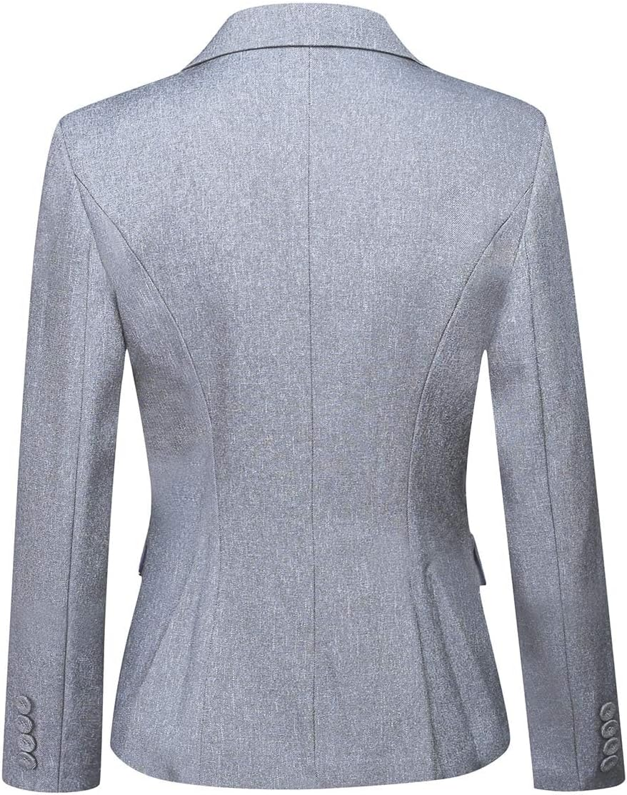 Thumbnail: Womens Suits 2 Piece Set Business Casual Long Sleeve Blazer and Pants Suit for W