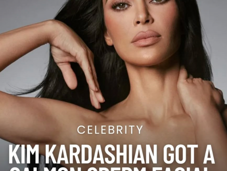 Salmon Sperm Facial - Kim Kardashian