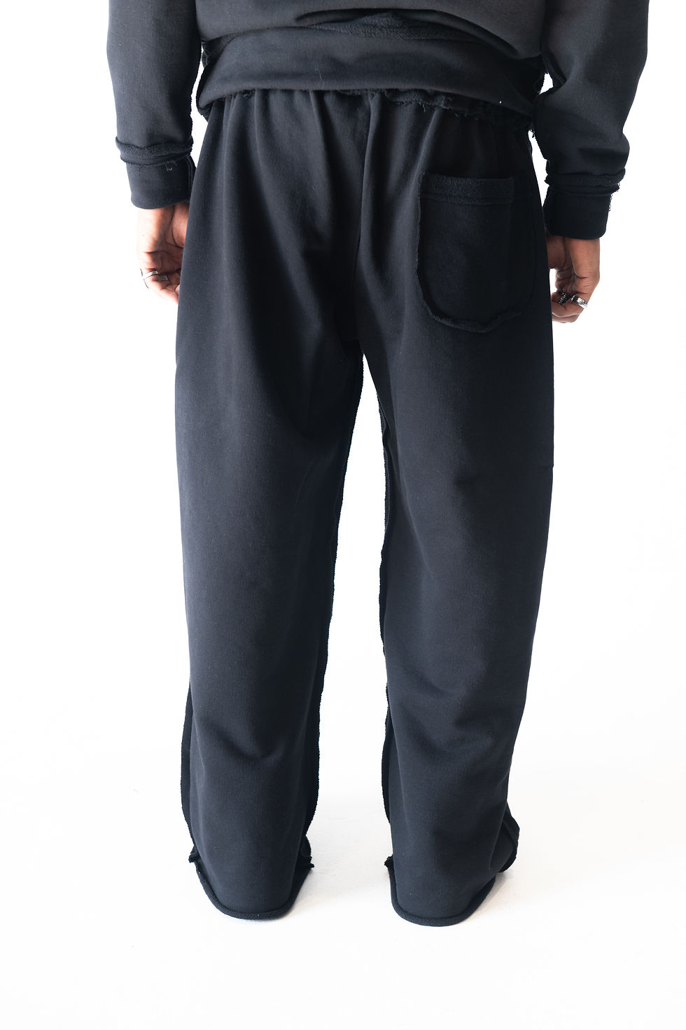 Thumbnail: Reverse Raw Black Jogger