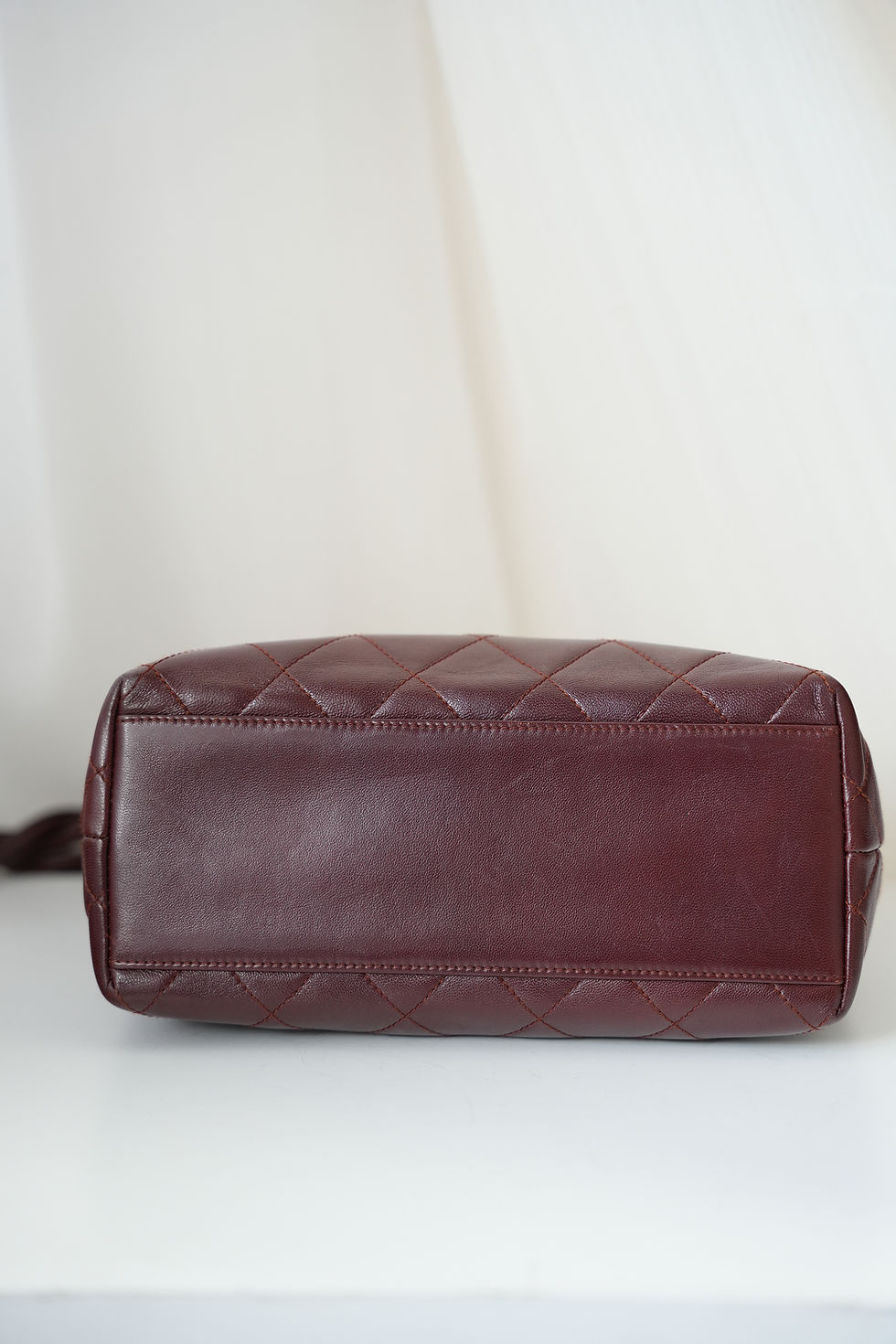 Thumbnail: Chanel Vintage Brick-red Twist Strap Kelly Bag