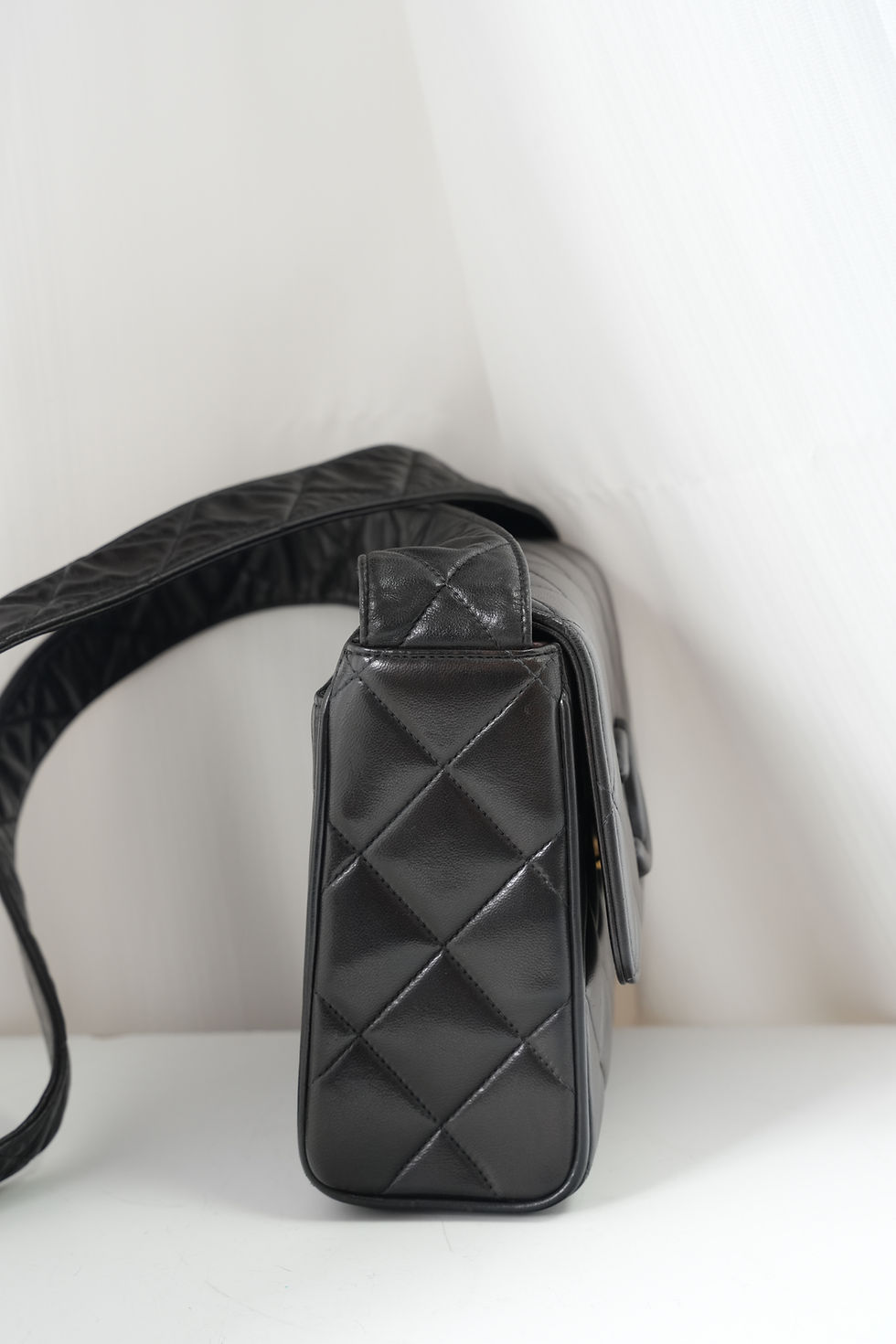Thumbnail: Vintage All black Small Crossbody Bag