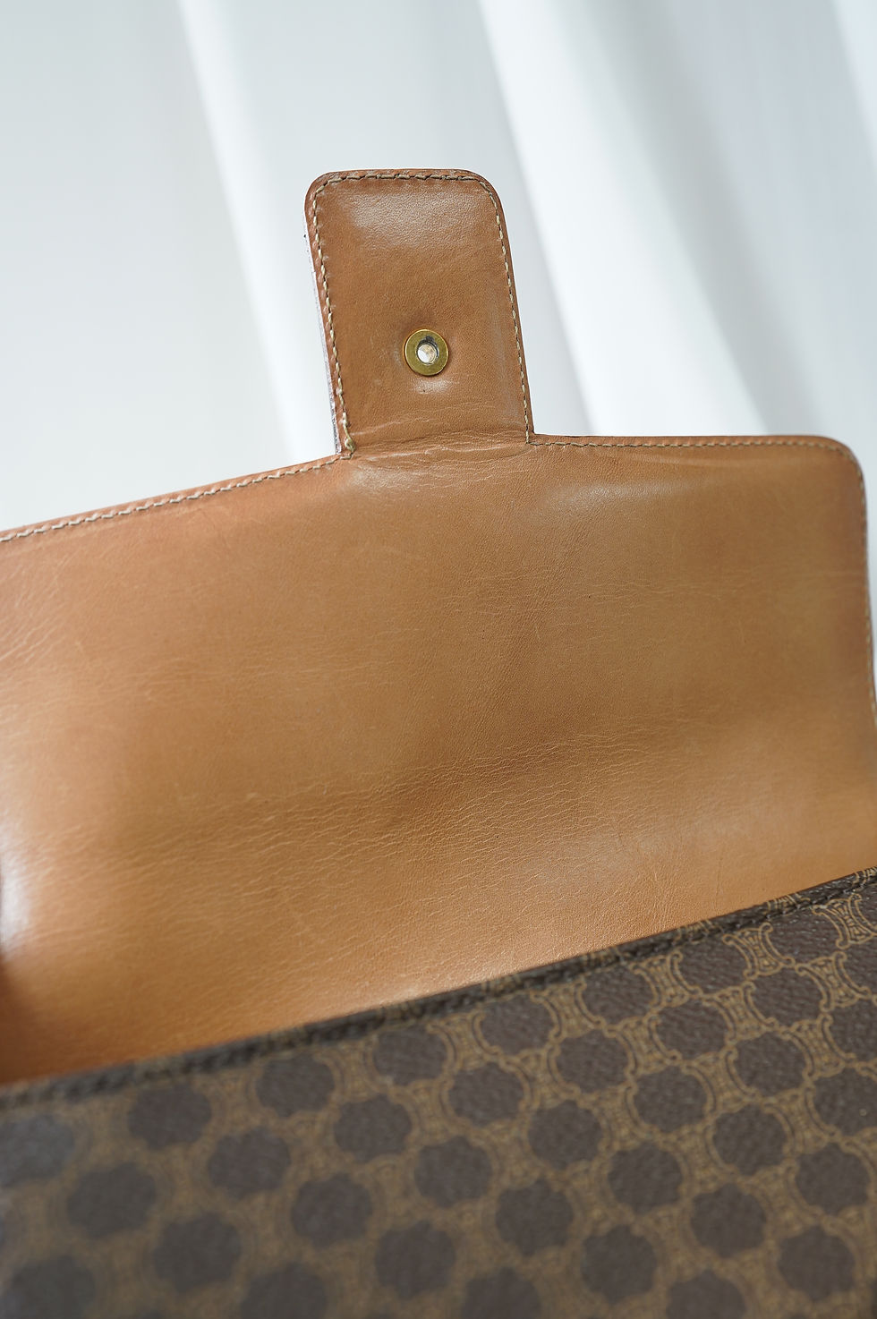 Thumbnail: Celine Vintage Macadam Carriage Crossbody Bag