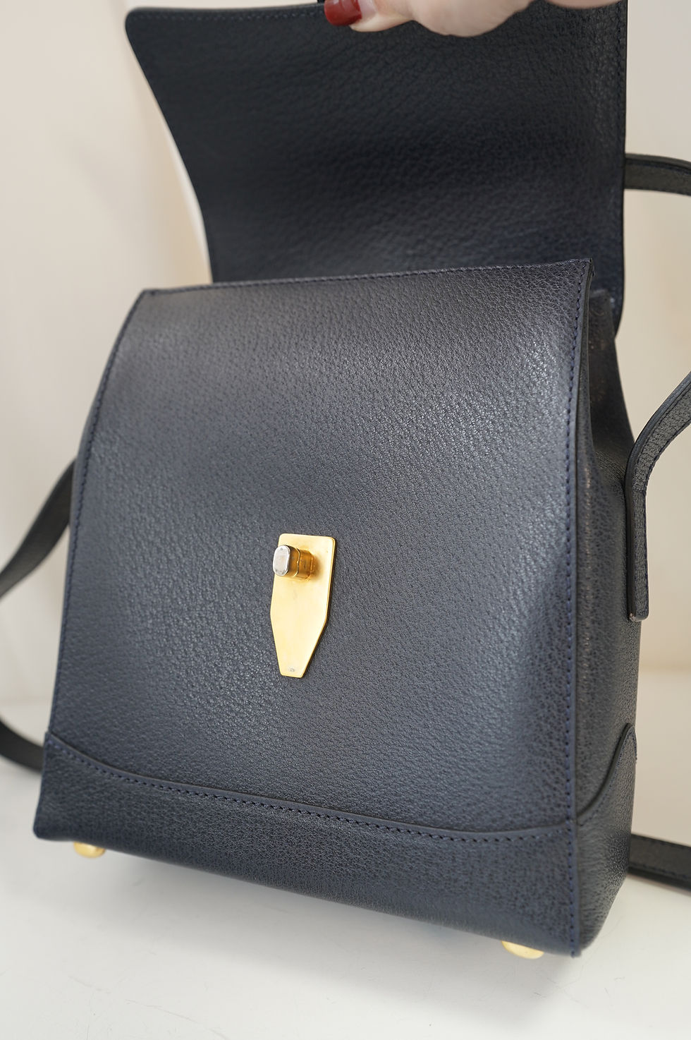 Thumbnail: Celine Vintage Navy Crossbody Bag