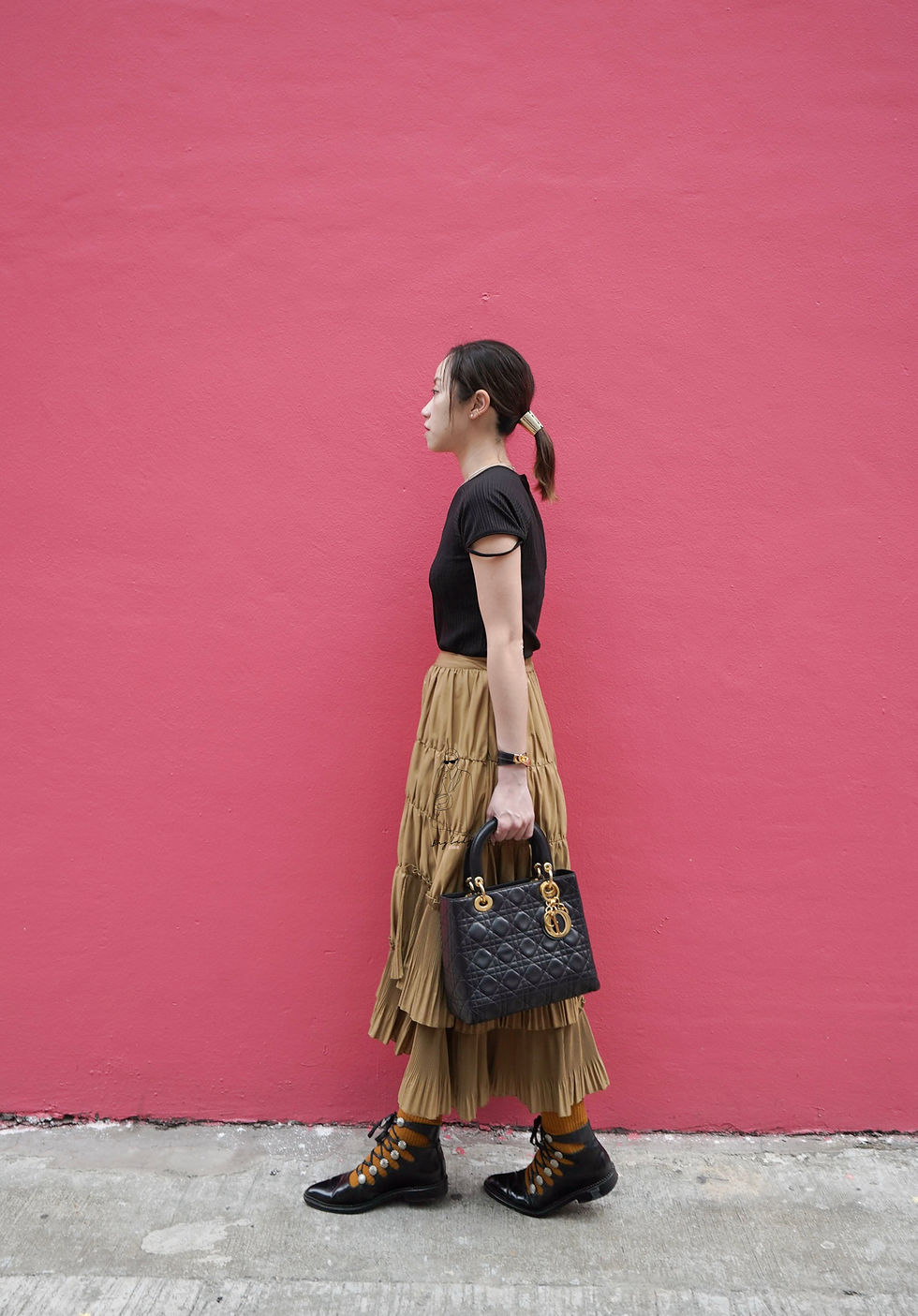 Thumbnail: Dior Vintage Cannage Lady-dior Bag