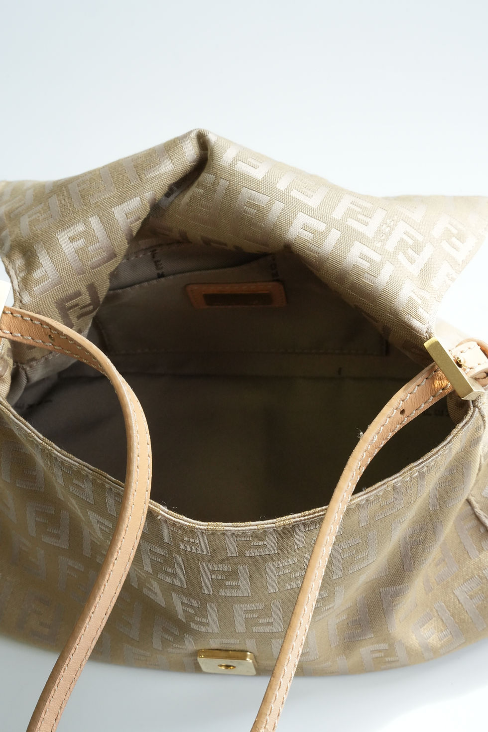 Thumbnail: Fendi Zucchino Mini Baguette