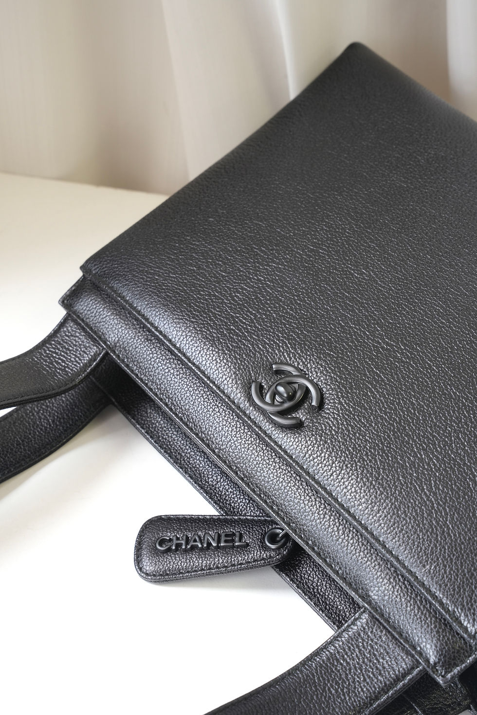 Thumbnail: Vintage All Black Mini Totebag
