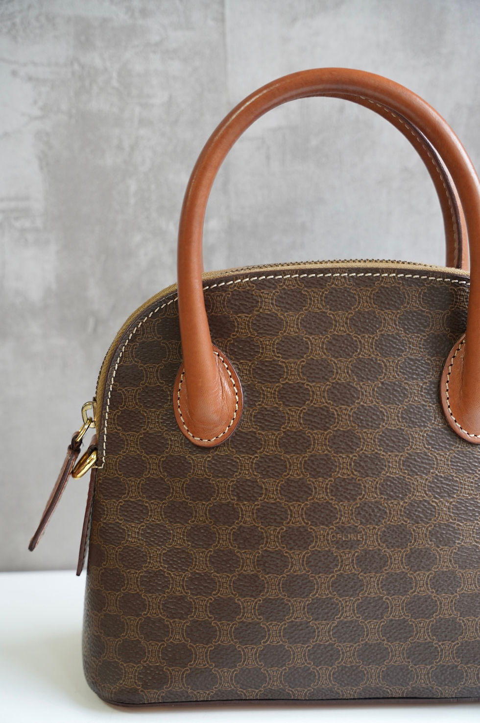 Thumbnail: Celine Vintage Macadam Mini Bolide Bag