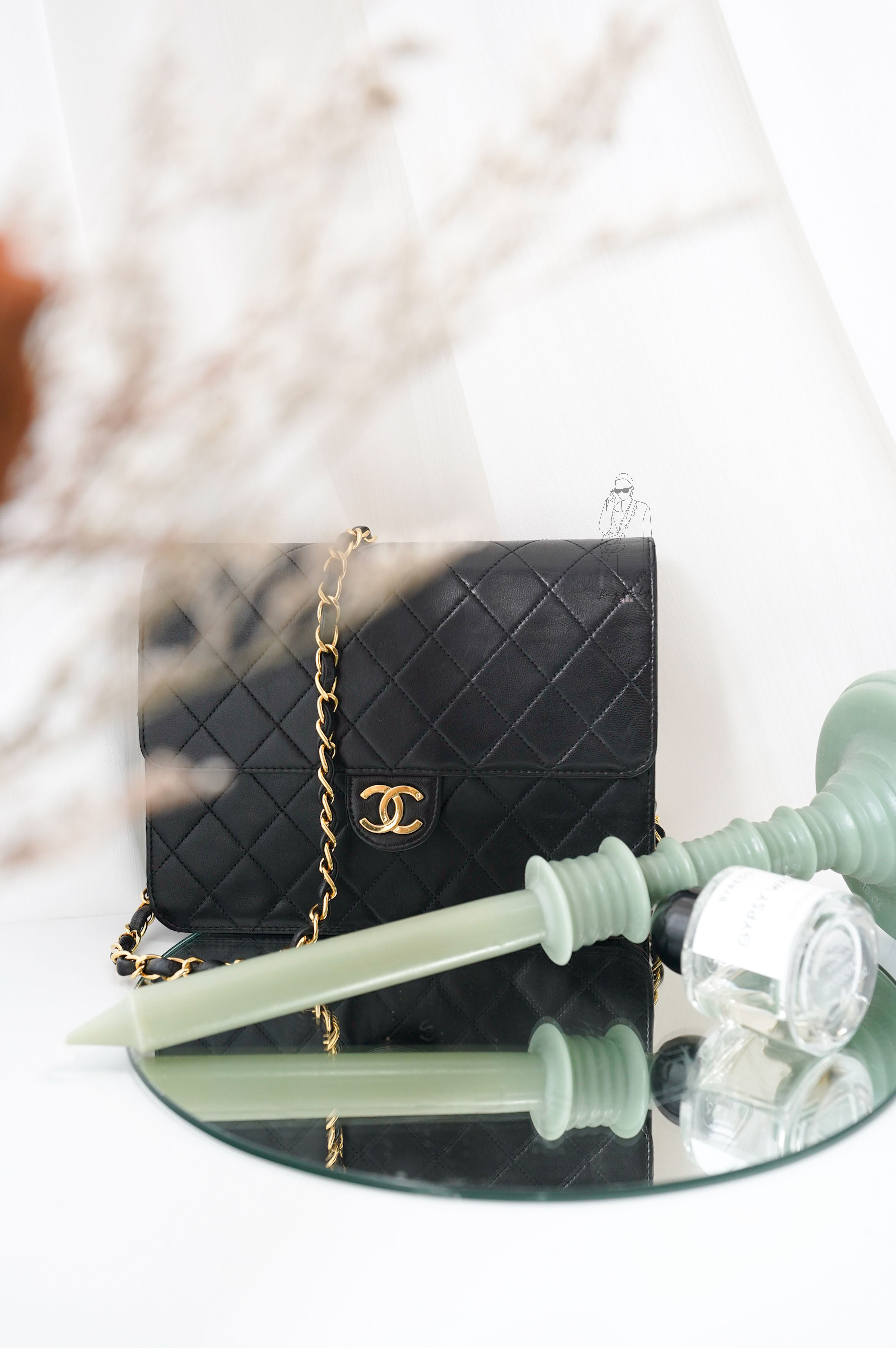 Chanel Vintage Pushlock Envelop Bag