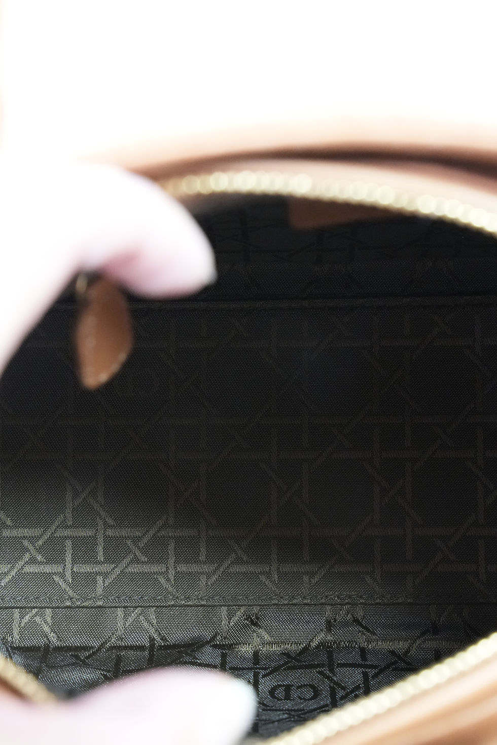 Thumbnail: Dior Vintage Lady-dior Bag in Camel