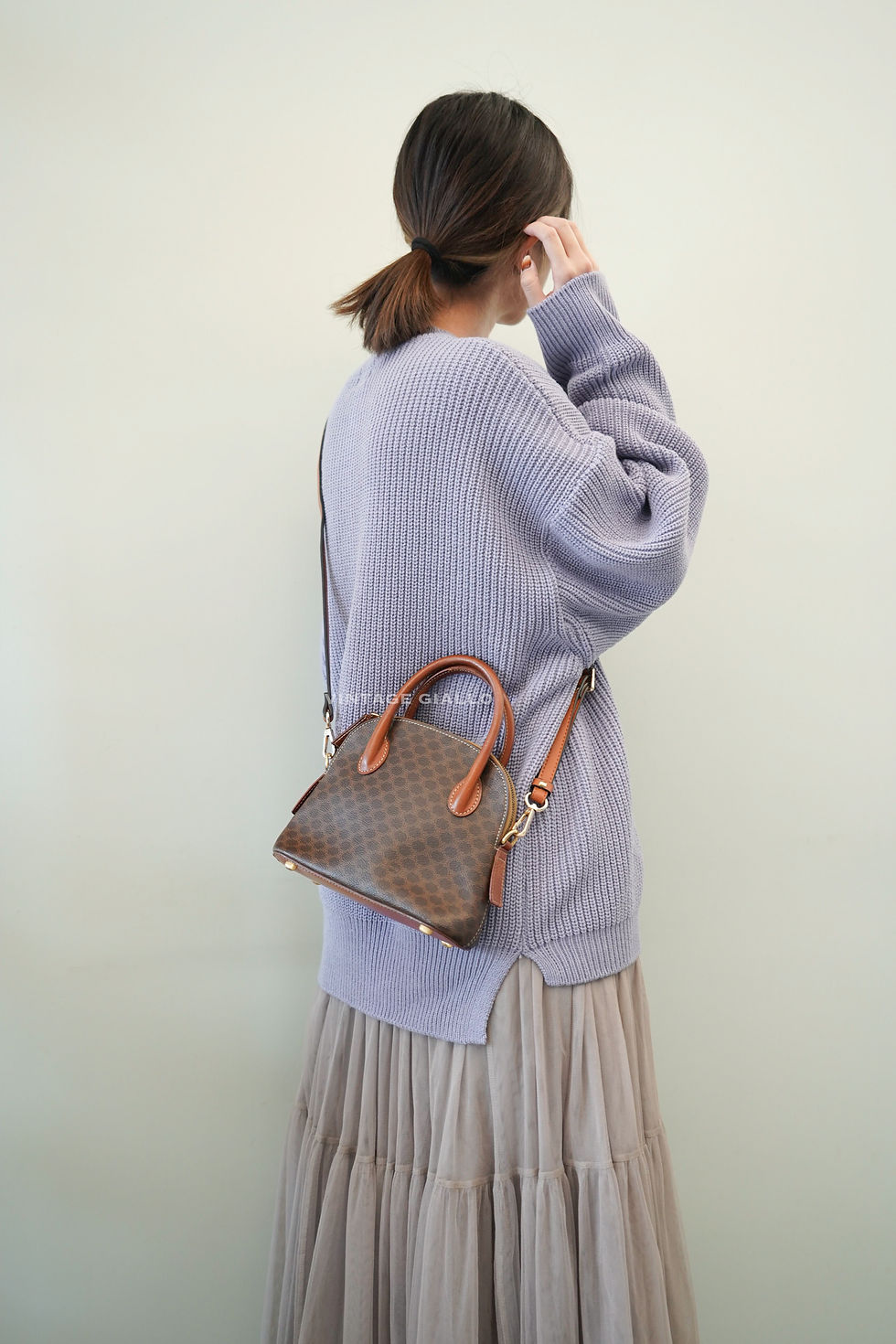 Thumbnail: Celine Vintage Macadam Mini 2-way Bag