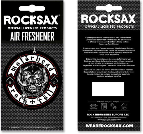 Rocksax - Motorhead - Rock + Roll - Air Freshener