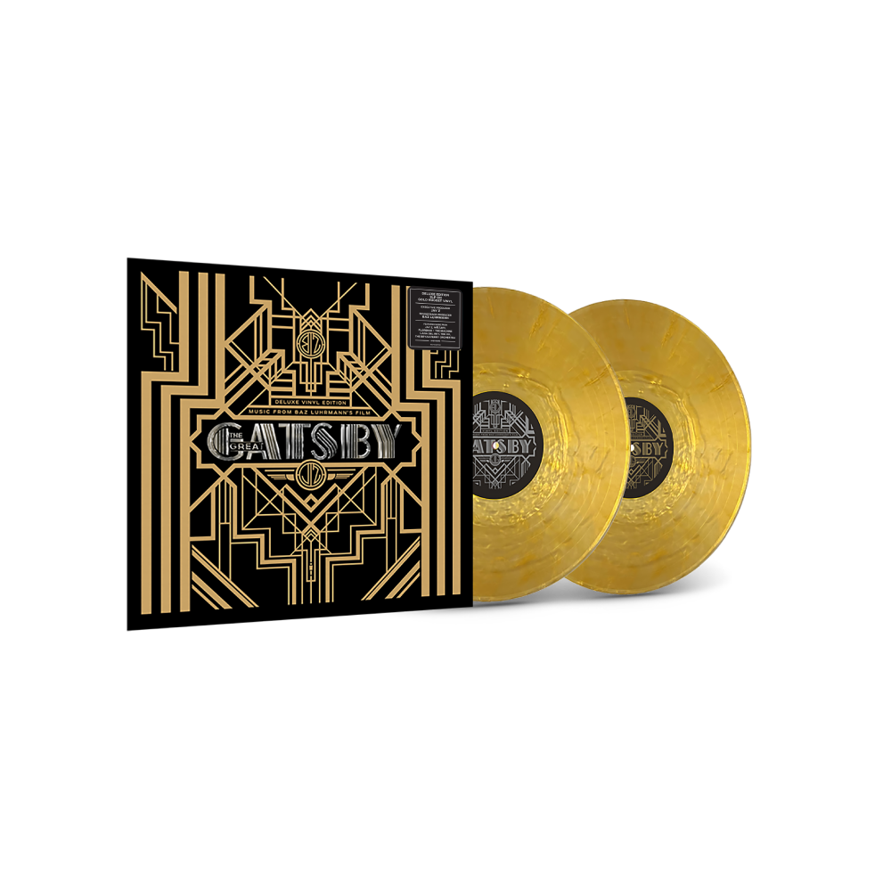 The Great Gatsby Deluxe Soundtrack Gold Nugget Vinyl 2LP Set
